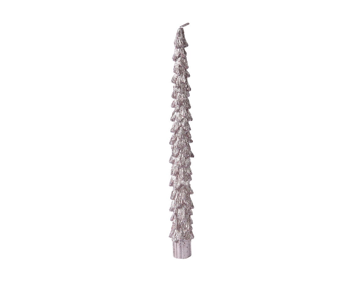 Decoris Dinerkaars wax d2.2h25 cm prz 2st kerst - 
