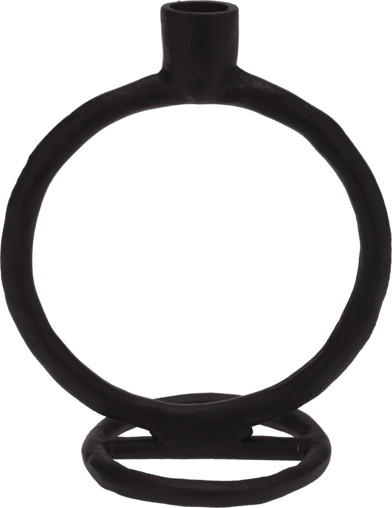 Nampook Candle Holder 19 cm Zwart - 