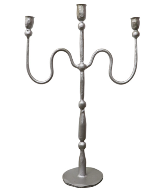 Buitengewoon de boet Kandelaar 3-Arm zilver - 