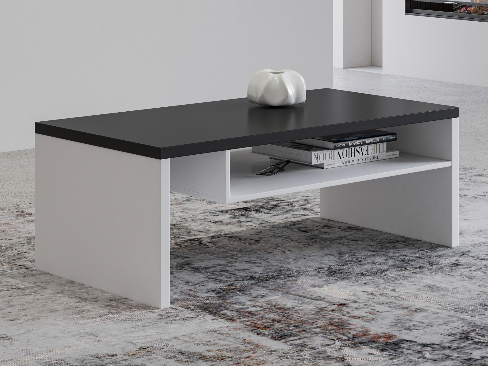 Mobistoxx Salontafel CROSSAIR 120 cm wit