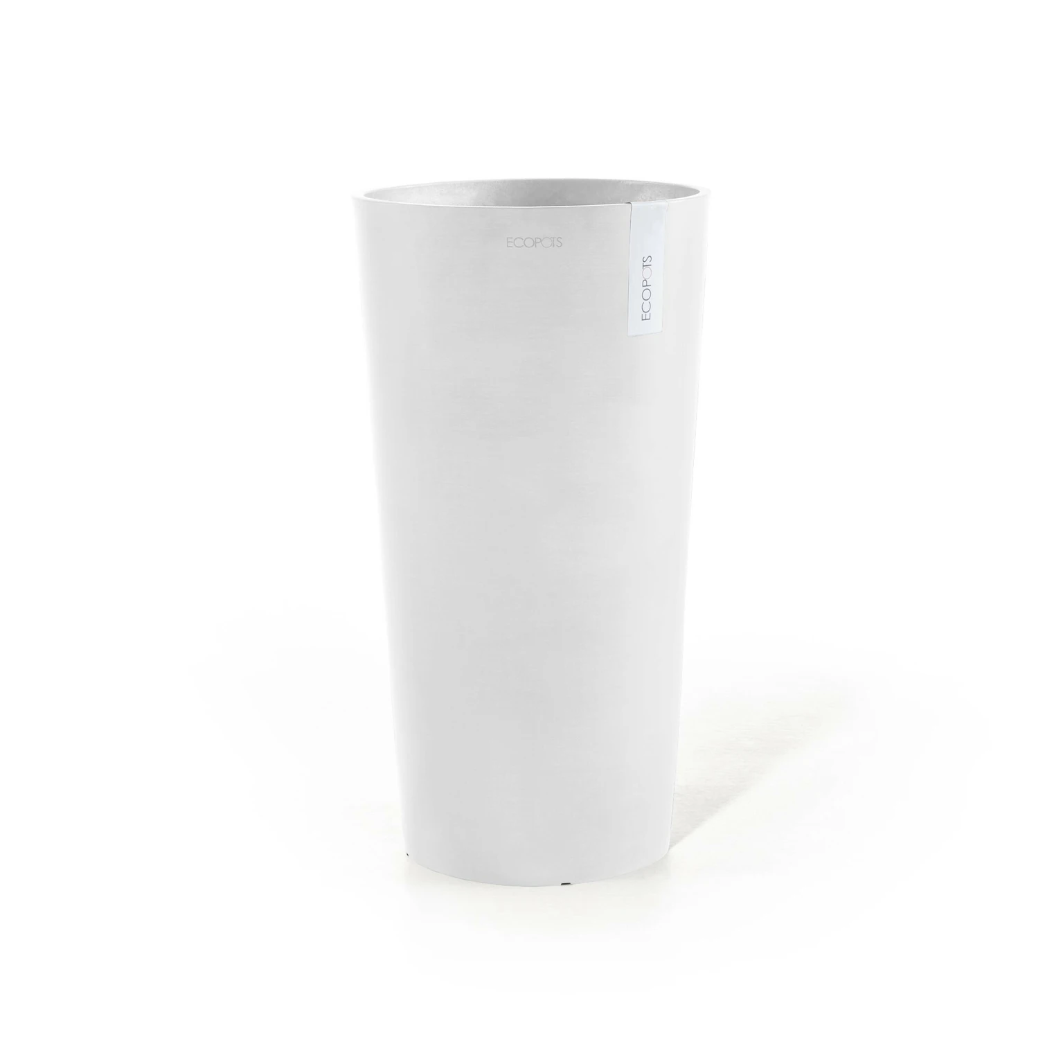 Ecopots Pot amsterdam midhigh d66cm puur wit