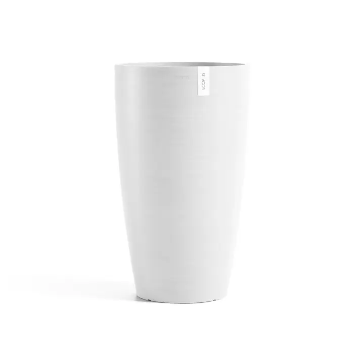 Ecopots Pot stockholm high h60cm puur wit