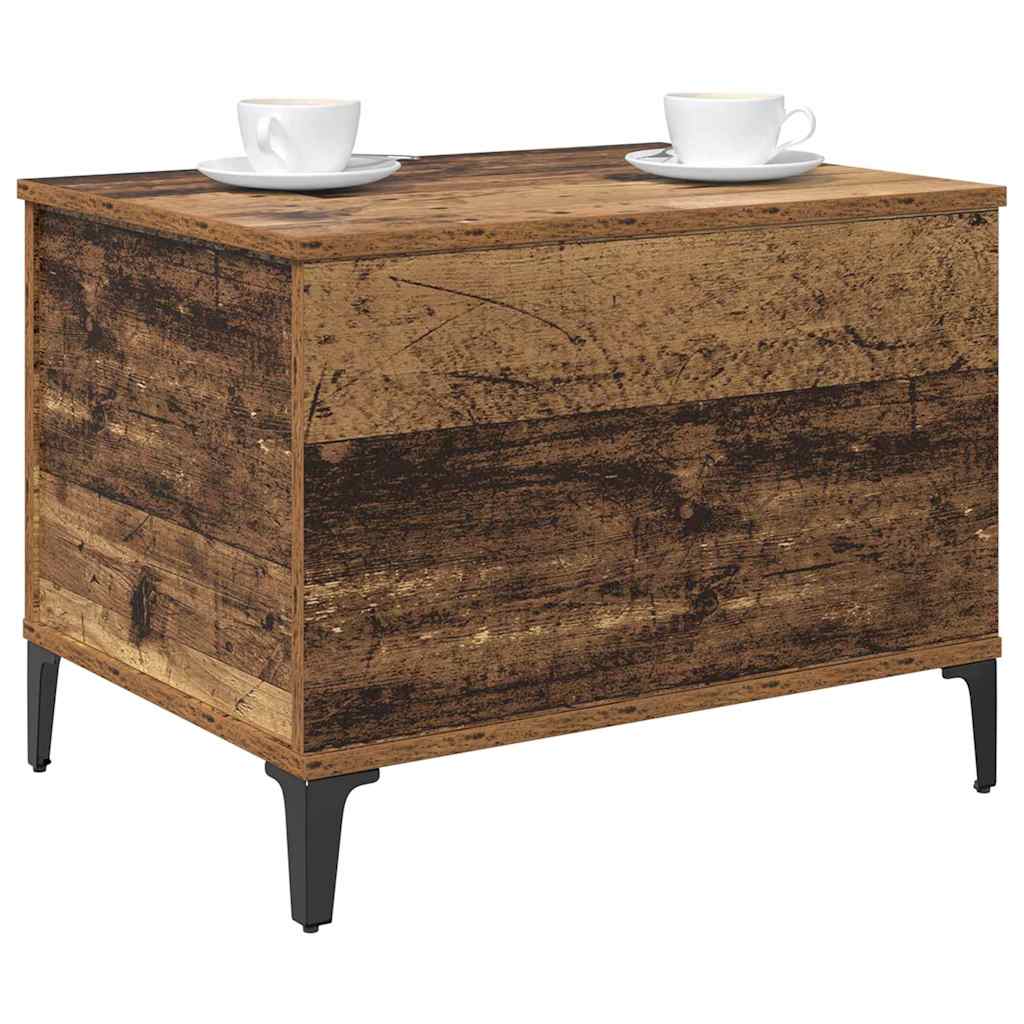 vidaXL Salontafel Oud hout 60 x 44.5 x 45 cm Bewerkt hout
