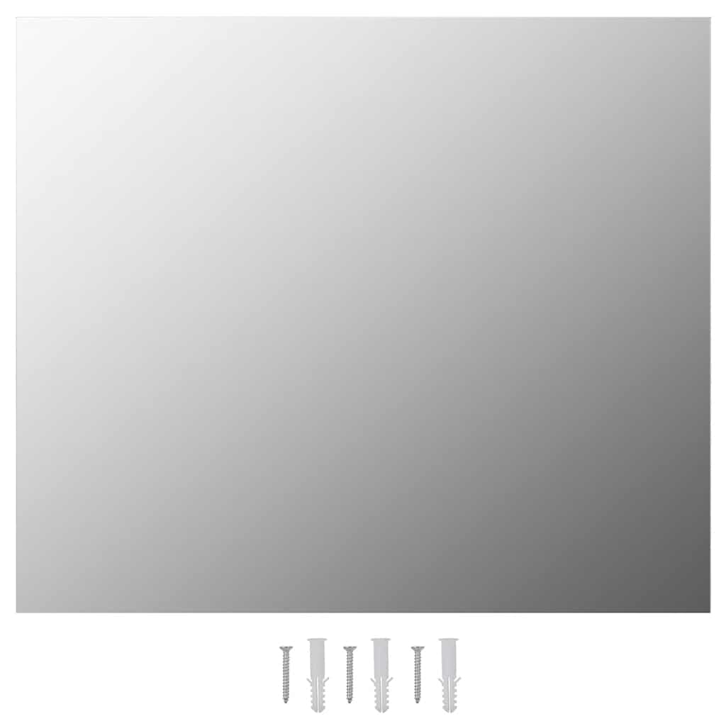 vidaXL Spiegel frameloos 80x60 cm glas