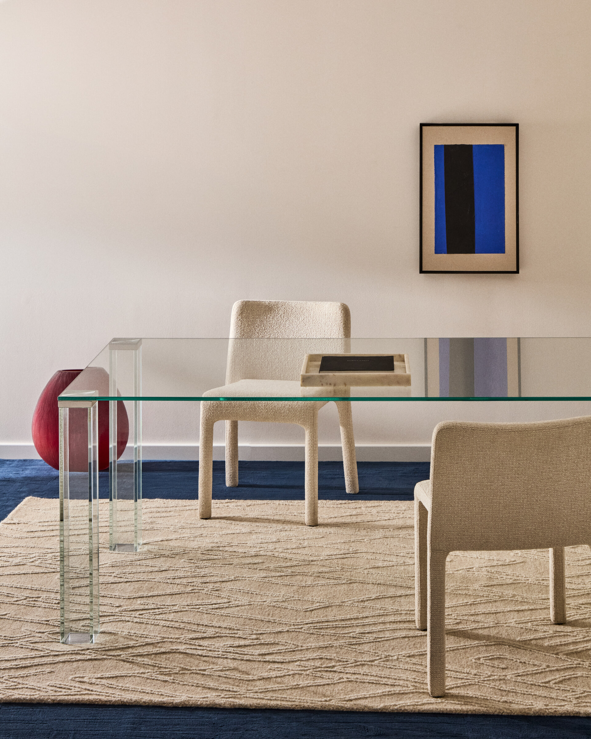 Kave Home Eettafel Adularia Glas, 200 x 100cm - Transparant