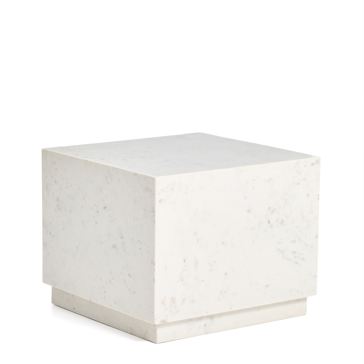 Kave Home Salontafel Sorein Marmer, 50 x 50cm - Wit