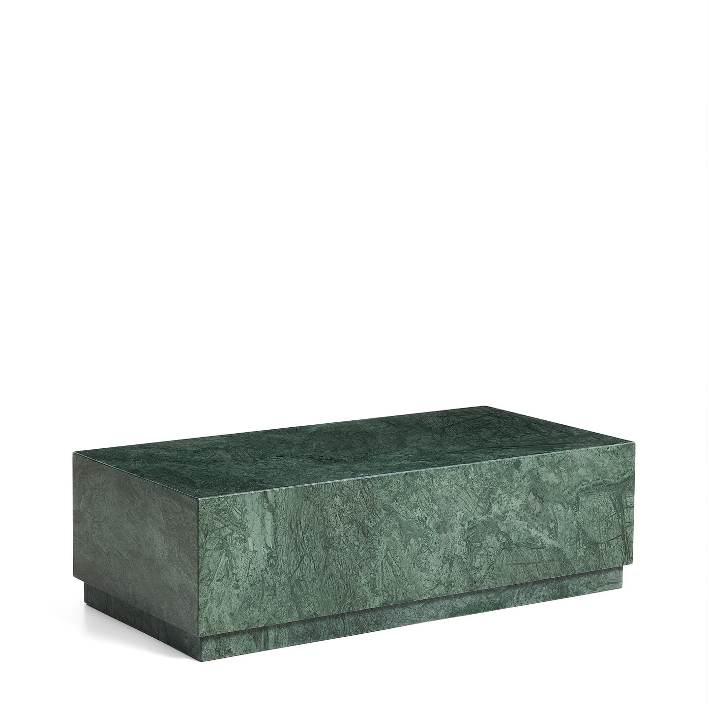 Kave Home Salontafel Sorein Marmer, 100 x 50cm - Groen