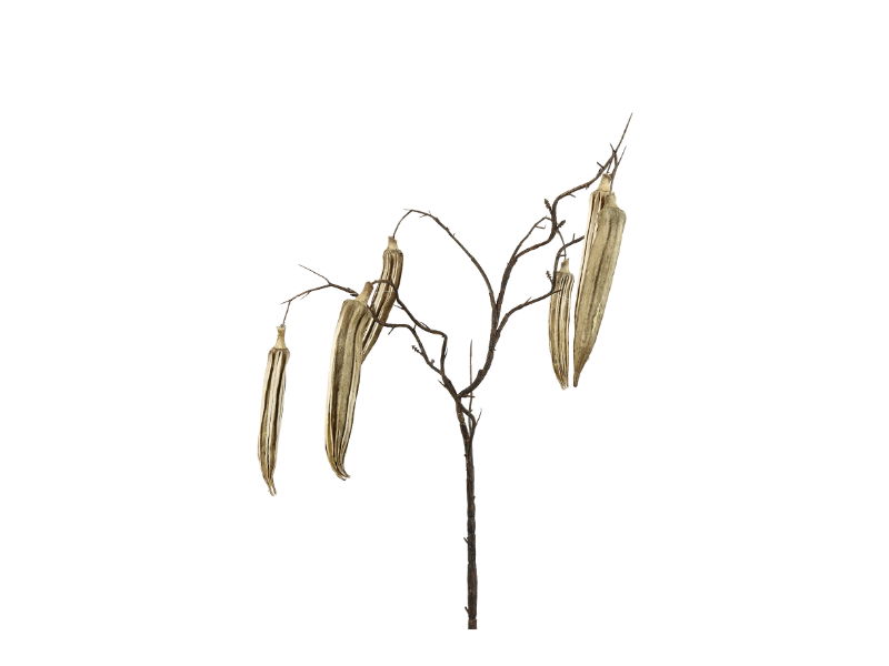 Countryfield Kunstbloem Abelmoschus esculentus  - 