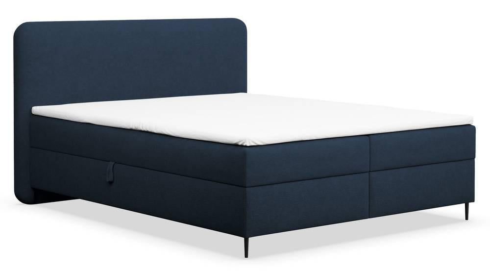 NADUVI Collection Boxspring Contero chenille 140 x 200 cm met opbergruimte | 