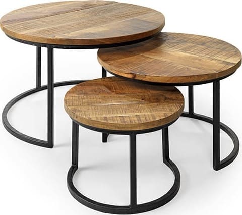 Kota bijzettafel s/3