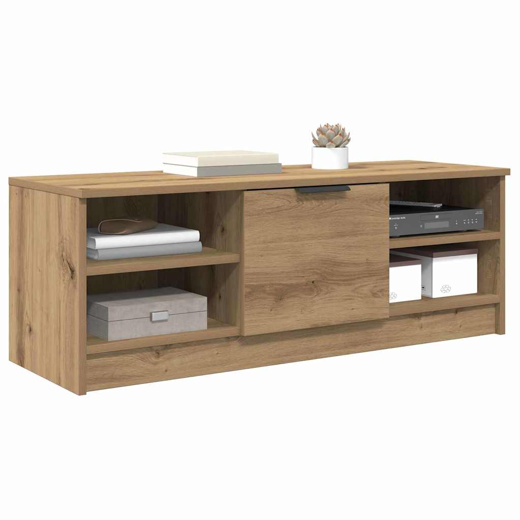 vidaXL TV-kast Artisan Eiken 102 x 35 x 36,5 cm Bewerkt hout