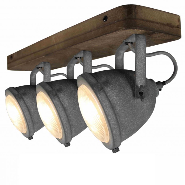 Sfeerlampen Spot Bella beton 3 lichts