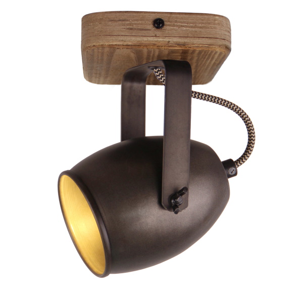 Sfeerlampen Spot Dolce zwart 1 lichts