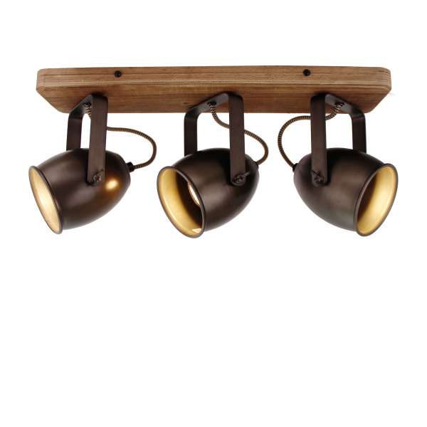 Sfeerlampen Spot Dolce zwart 3 lichts