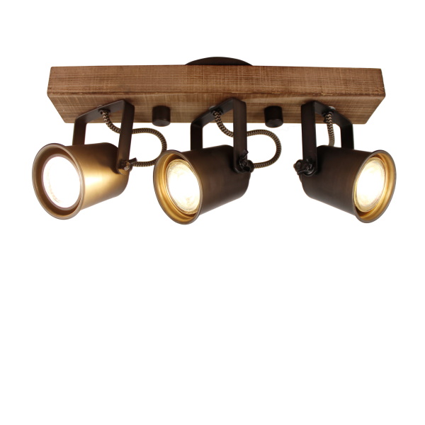 Sfeerlampen Spot Tazza zwart 3 lichts