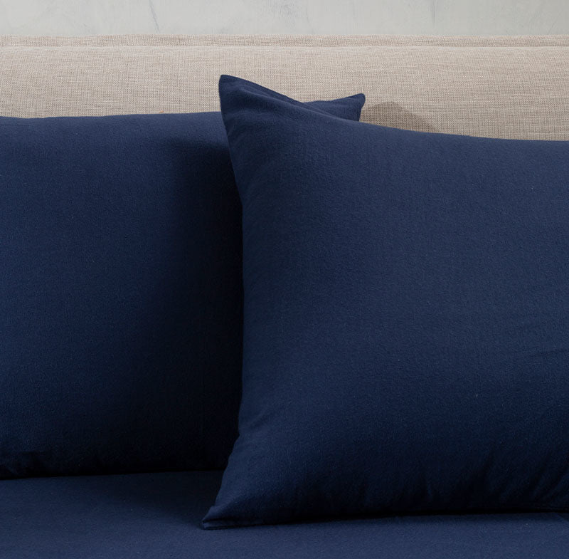 Fresh and Co 2-PACK Kussensloop Flanel -  - 60x70 Cm - Katoen - 