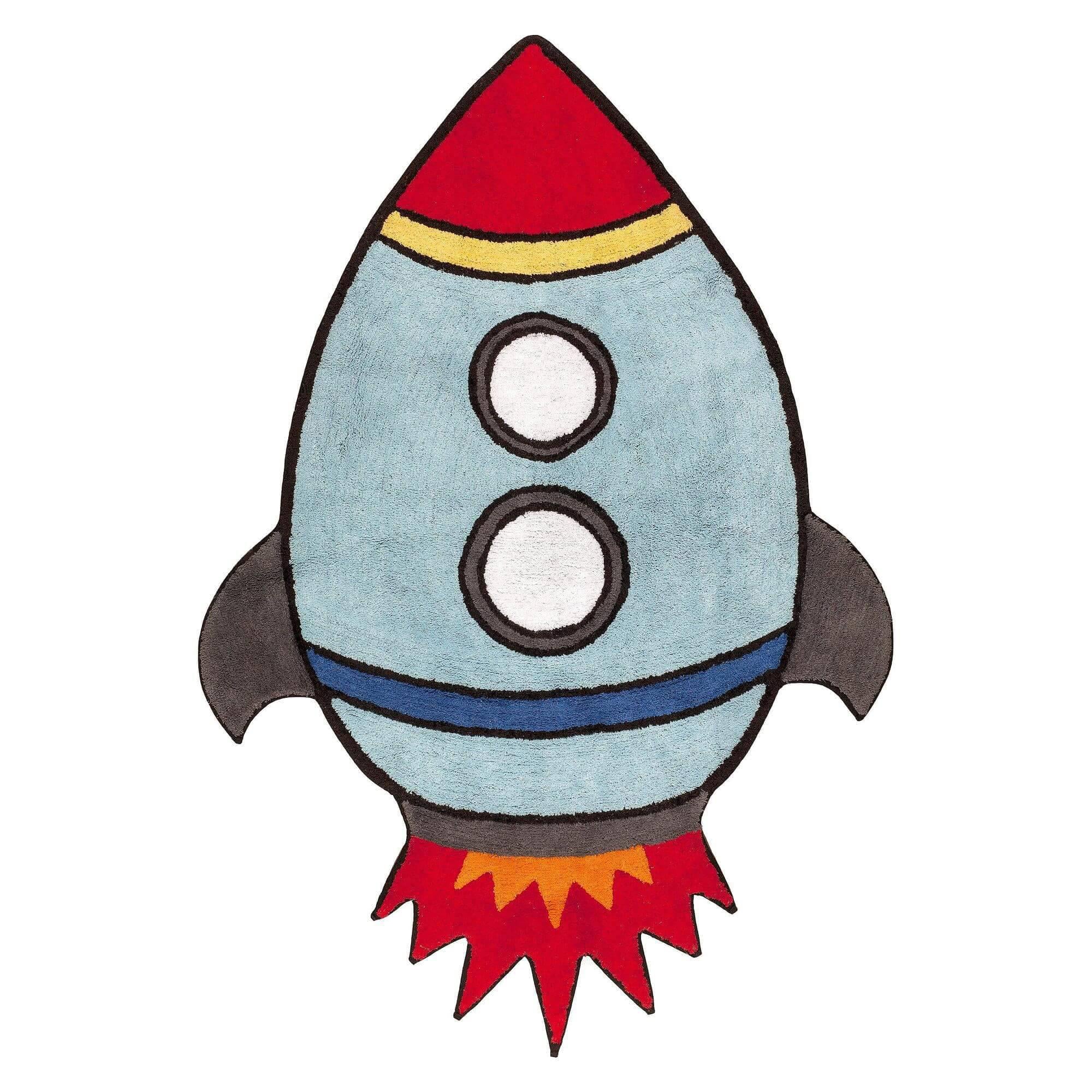 Mr Fox Kindervloerkleed Space Rocket | 