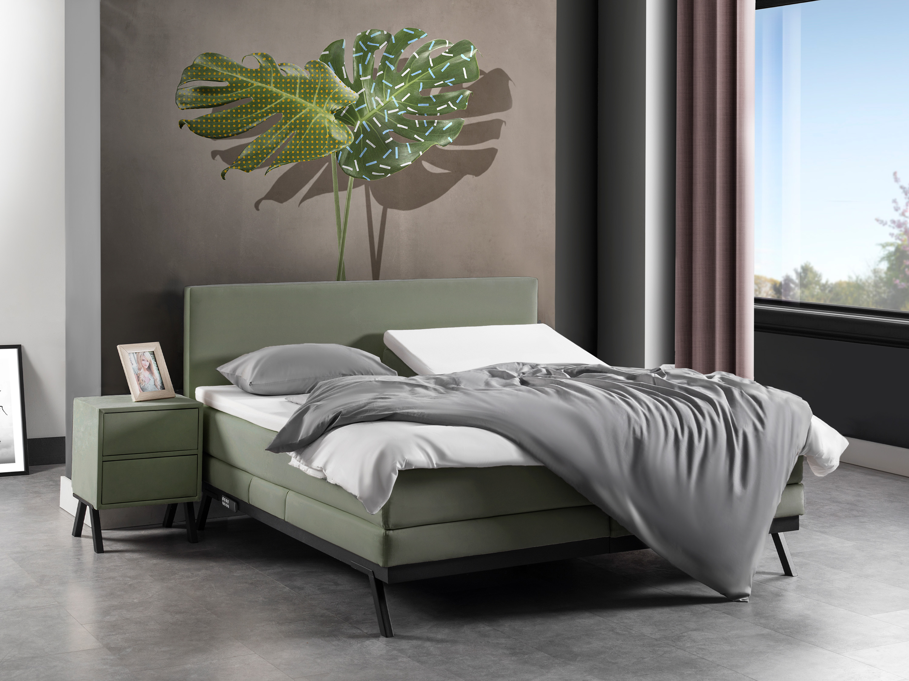 TotaalBED Boxspring Lyon elektrisch