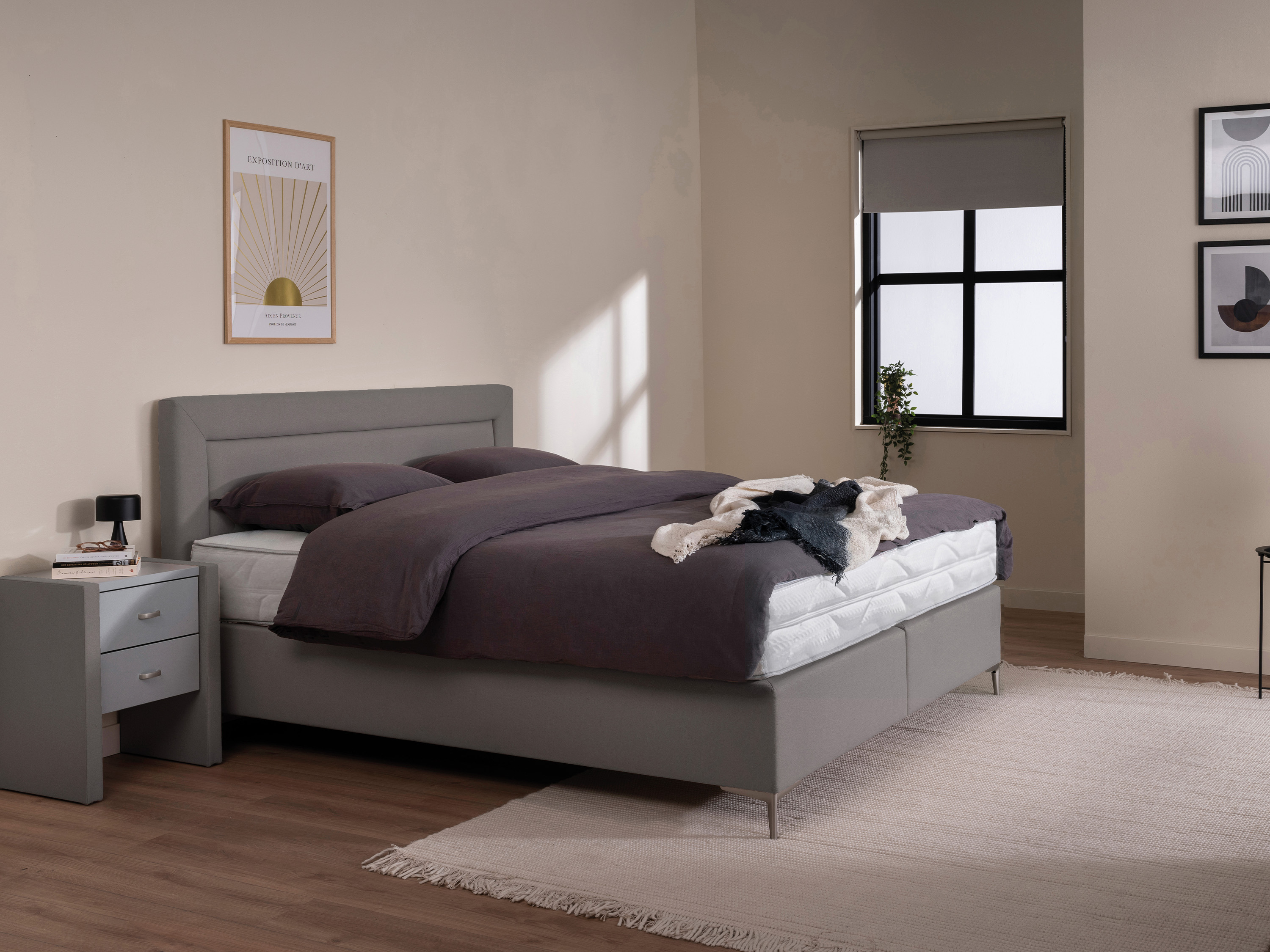 TotaalBED Boxspring Milaan lotus