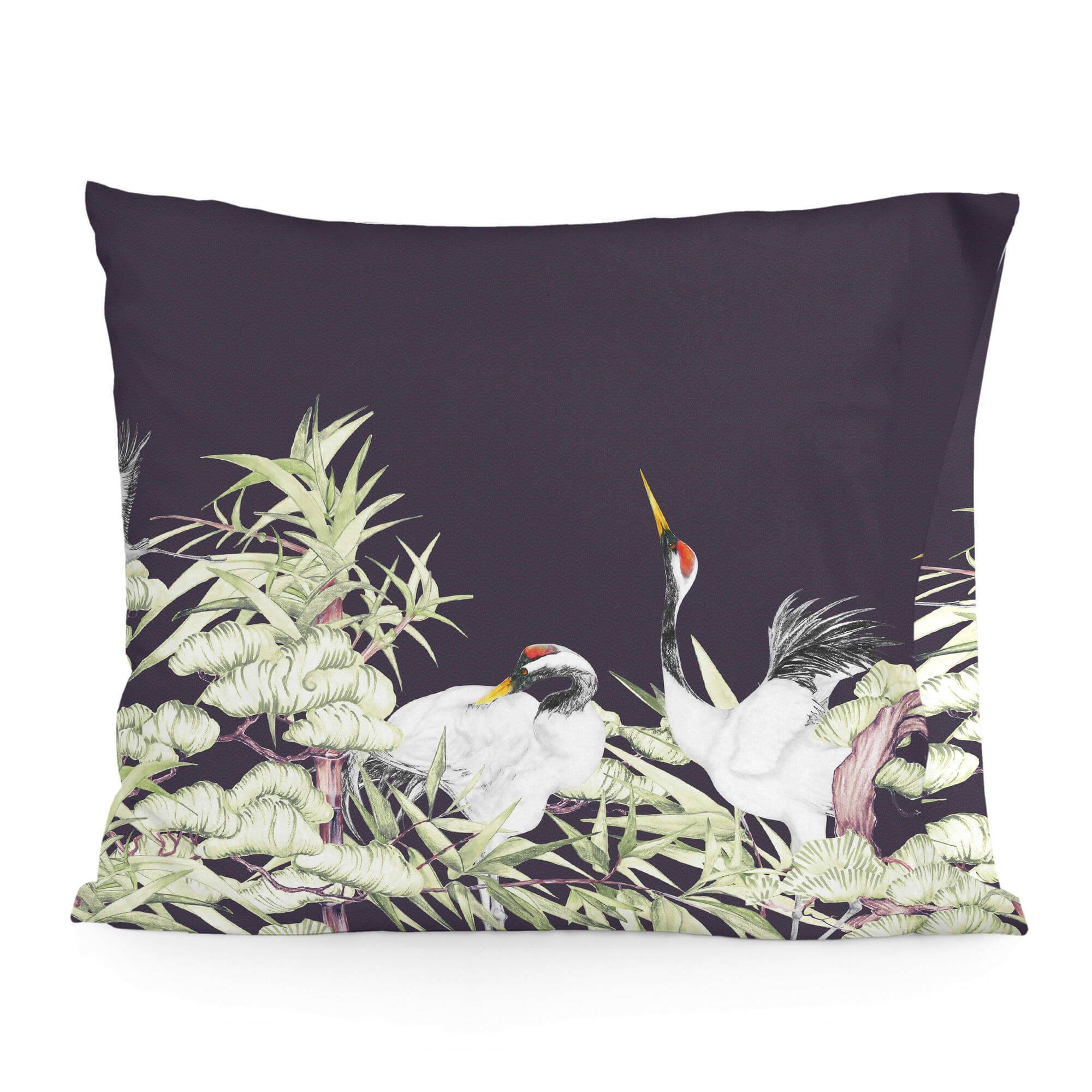 Happy Friday Kussensloop Kraanvogels | 