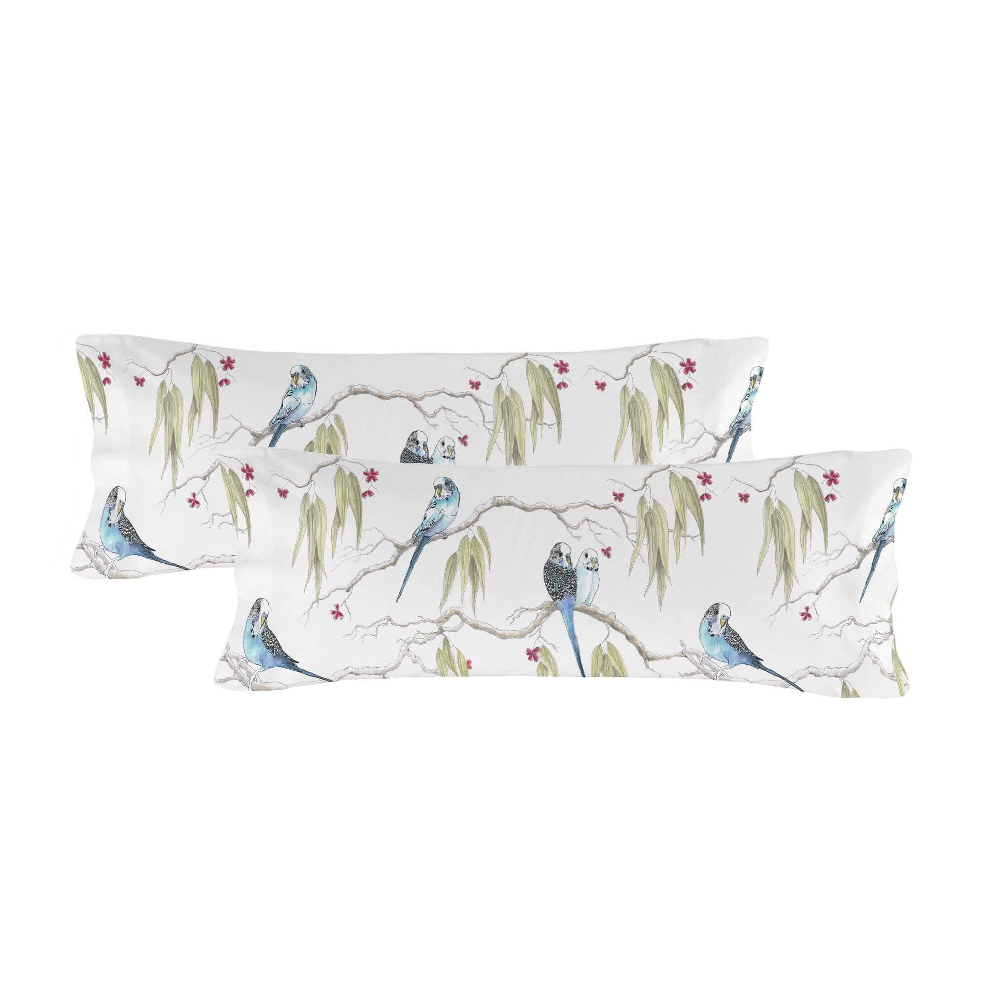 Happy Friday Set van 2 kussenslopen Eucalyptus | 