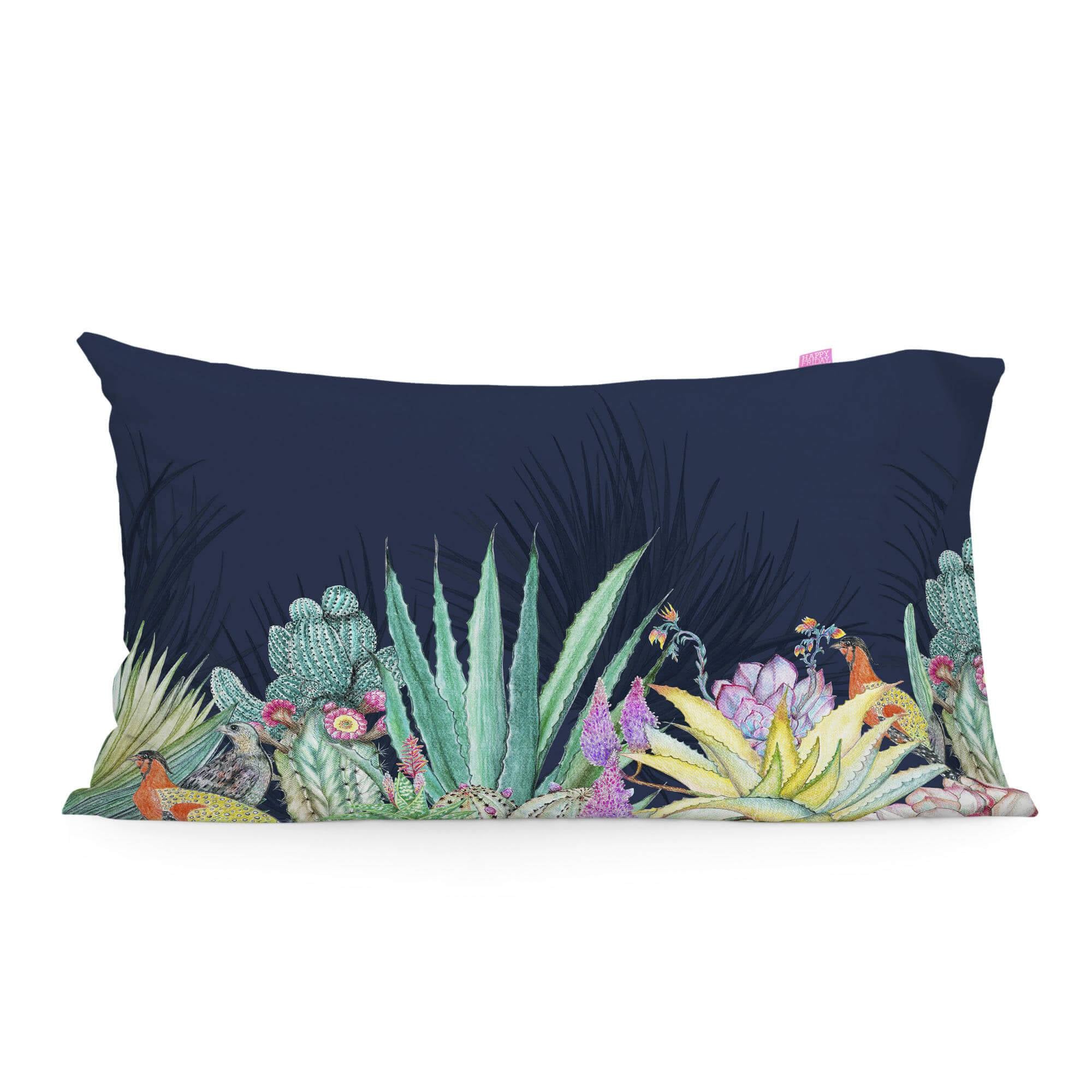 Happy Friday Set van 2 kussenslopen Cactus | 