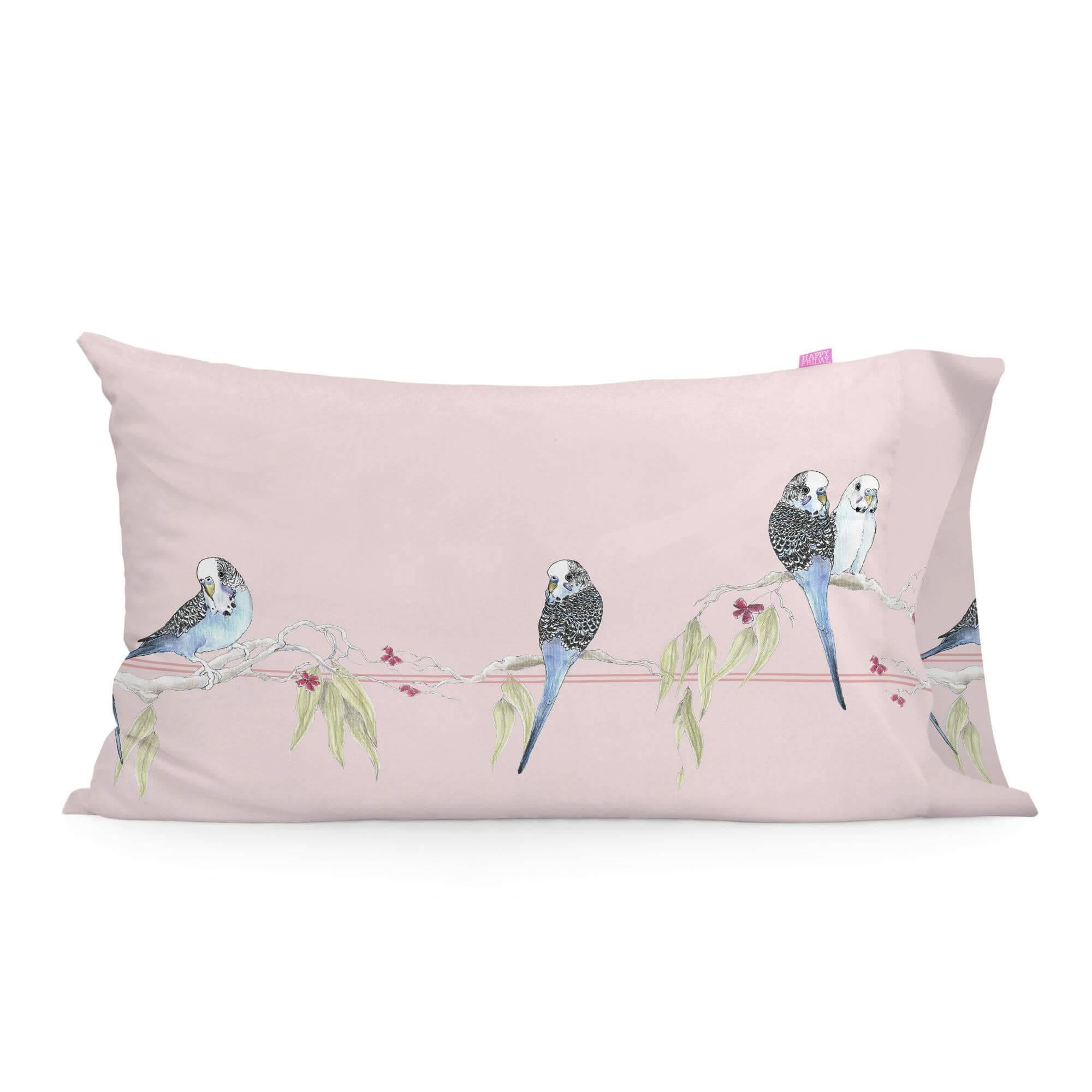 Happy Friday Kussensloop Parakeet | 