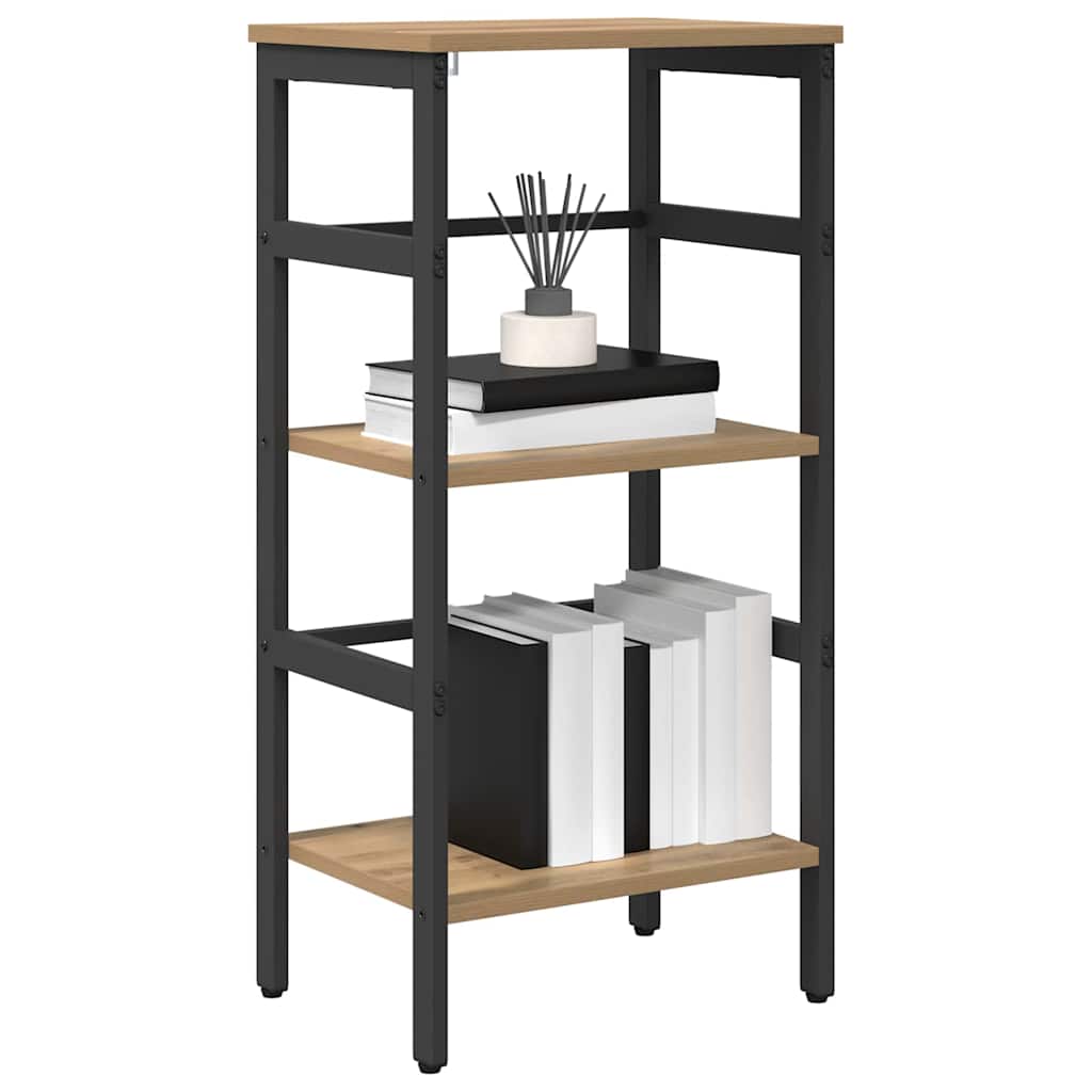 vidaXL Boekenkast Artisan Eiken 40 x 29,5 x 81 cm Bewerkt hout