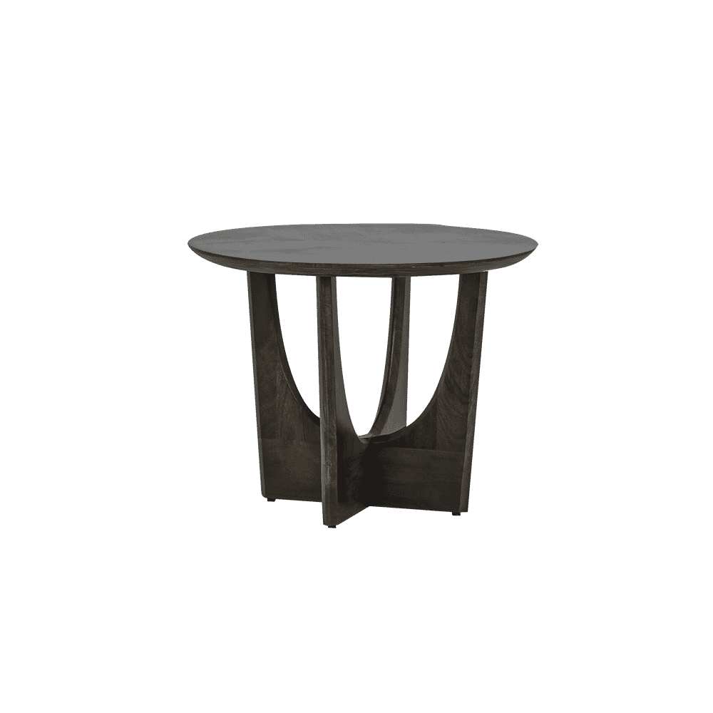 Tower Living Ronde Salontafel Fermo Mangohout, 60cm - Bruin