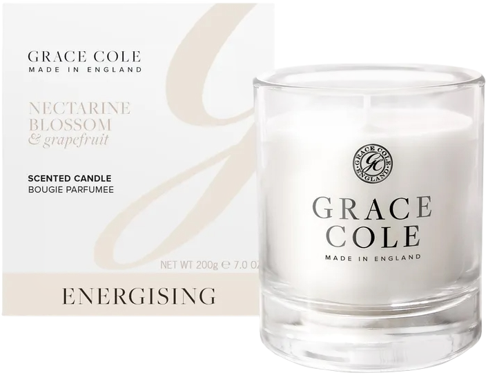 Grace Cole Nectarine Blossom & Grapefruit Scented Candle