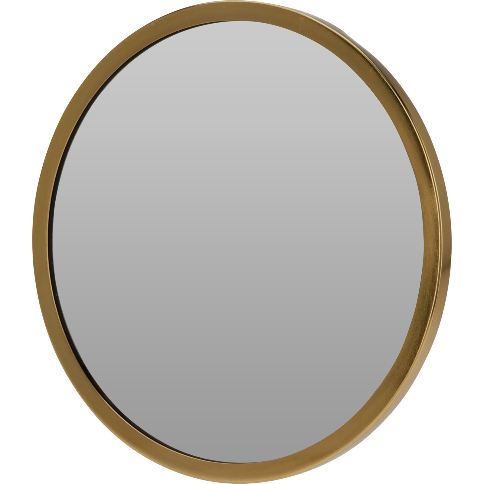 Home & Styling spiegel - rond - goud - moderne look - wandspiegel - 15 x 25 cm -