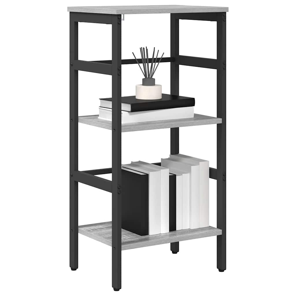 vidaXL Boekenkast Grijs Sonoma 40 x 29,5 x 81 cm Bewerkt hout