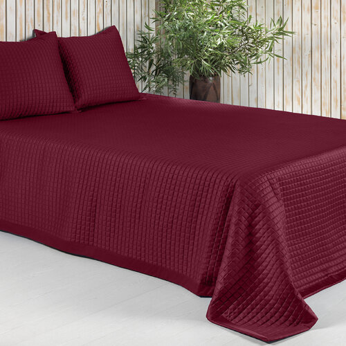 Dommelin Sprei Chicago Satijn 300TC Rosso 260x280 cm