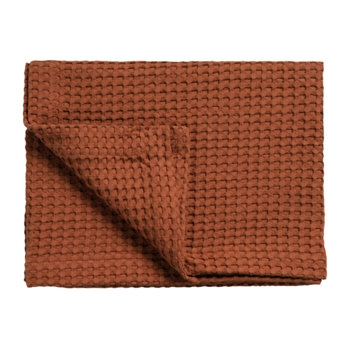 Vandyck Home Pique Bedsprei 160x250 rusty brown