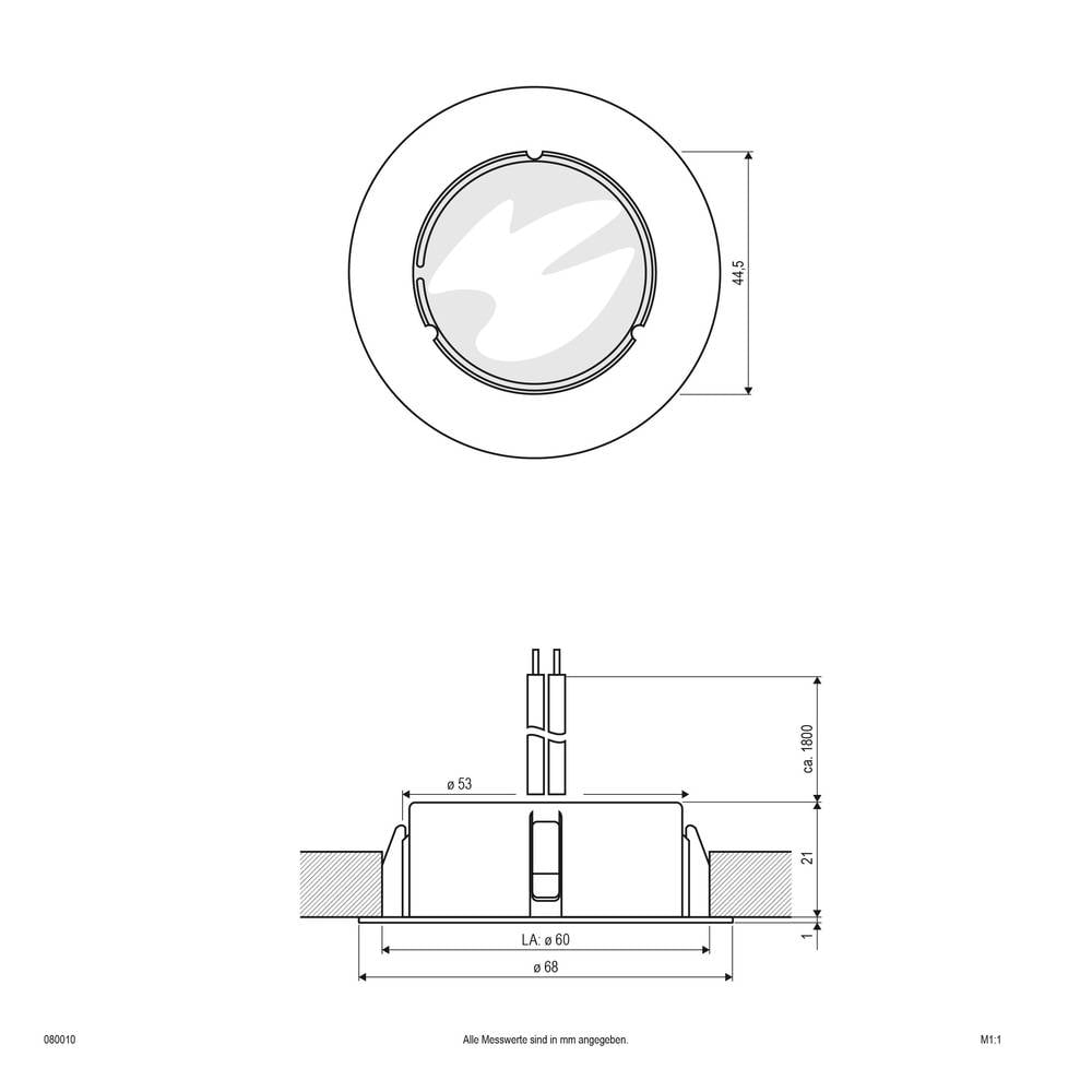 EVN 80010 80010 Inbouwlamp Halogeen G4 20 W RVS