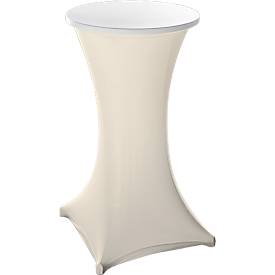 Hoes voor statafel, ø 800/850 mm, champagne-ecru