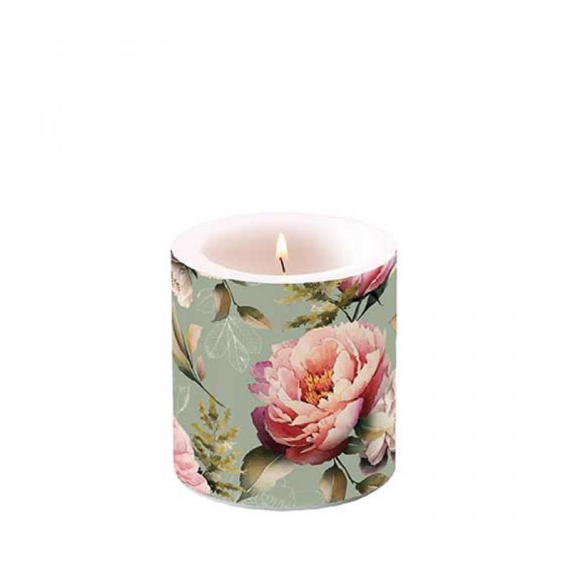 Ambiente Kaars klein Peonies composition