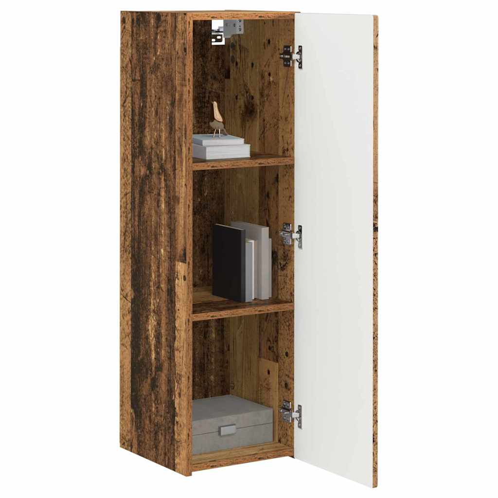 vidaXL TV Wandkast Oud Hout 30 x 31 x 100 cm Bewerkt hout