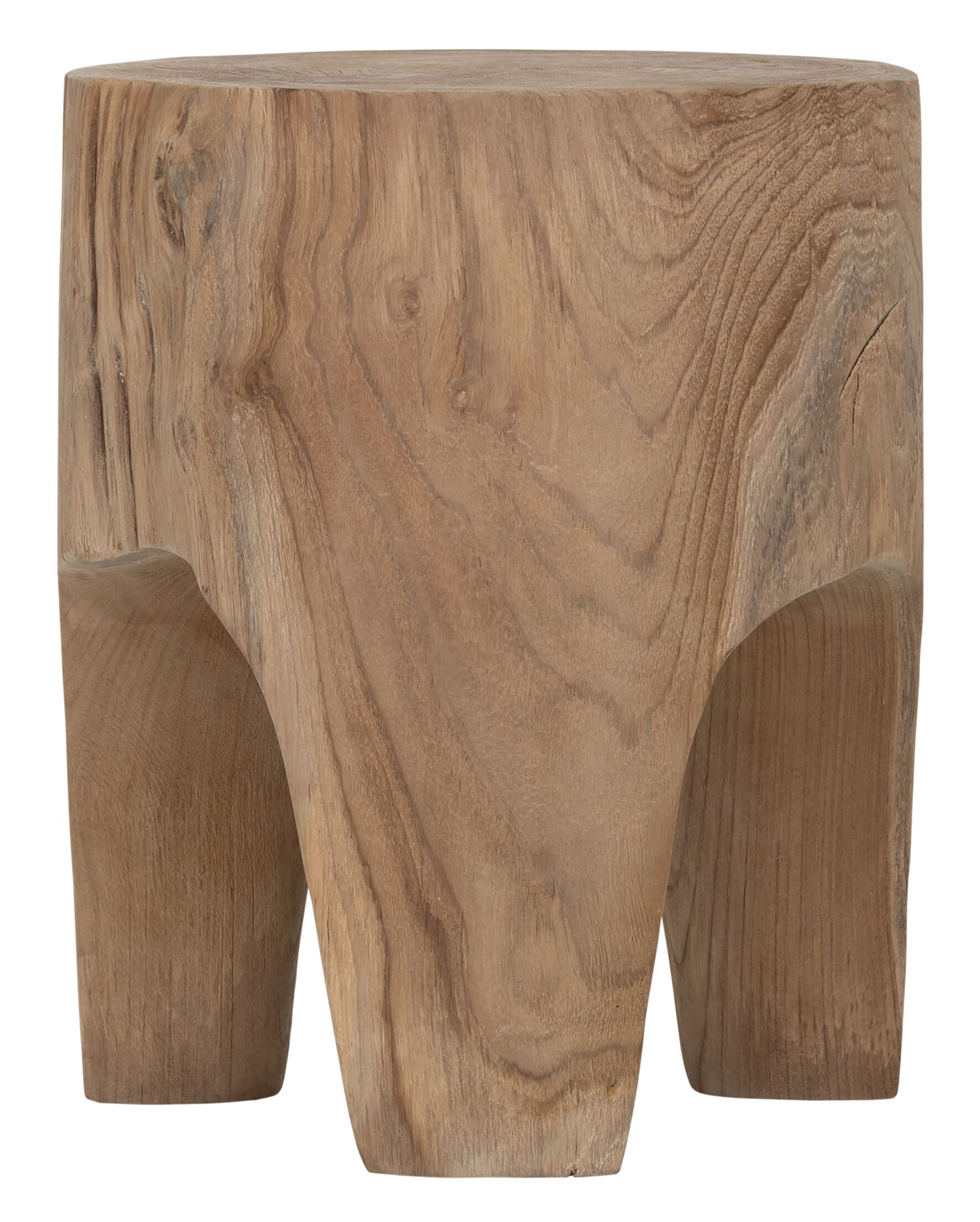 MUST Living Bijzettafel Ruby Teakhout, 35cm - Bruin