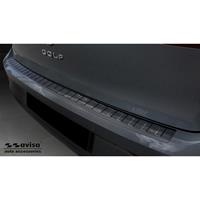 Avisa Zwart RVS Achterbumperprotector passend voor Volkswagen Golf VIII HB 5-deurs 2020- 'Ribs' AV245236