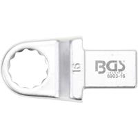 BGS TECHNIC Einsteck-Ringschlüssel | 16 mm | Aufnahme 14 x 18 - 