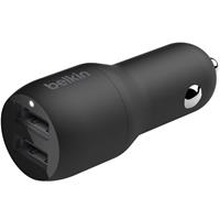 Belkin Boost℃charge™ Dual Usb Car Charger - 24w - Zwart
