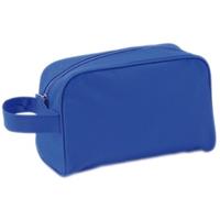 Handbagage toilettas blauw met handvat 21,5 cm voor heren/dames Blauw