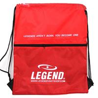 Legend Sports sporttas met vakje 40 x 50 cm rood