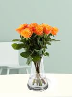 Surprose 10 oranje rozen - Confidential | Rozen online bestellen & versturen | .nl