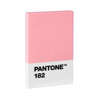 Pantone kaarthouder 9,5 cm roze/wit