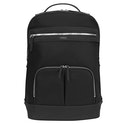 Targus Newport Backpack Trendy for Travel and Commuter fit up to 15-Inches Laptop, Black/Silver (TBB599GL)