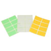 Metaltex Etiketten 4,2 X 2,5 Cm Papier Groen/geel/wit 96 Stuks