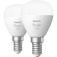 Philips Hue LED-lamp (2 stuks) 871951435677100 Energielabel: G (A - G) Hue White E14 Luster Doppelpack 2x470lm E14 11.4 W Warmwit Energielabel: G (A -