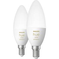 Philips Lighting Hue LED-lamp (uitbreiding) 871951435673300 Energielabel: G (A - G) Hue White Amb. Doppelpack E14 2x470lm E14 10.4 W Warmwit tot koudwit